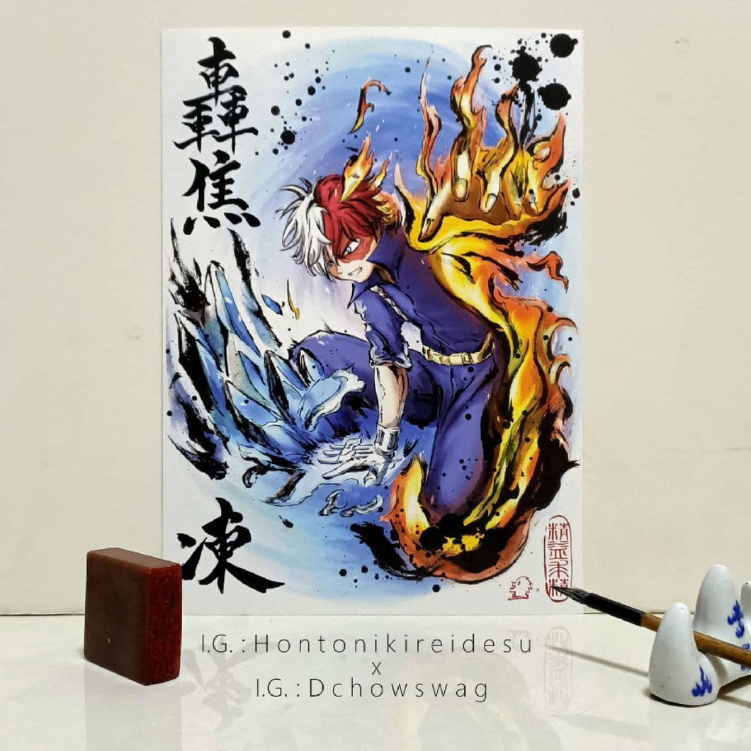 [My Hero Academia] Todoroki Shoto Traditional Calligraphy Brush Style [Sep21]